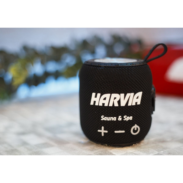 Voděodolný saunový reproduktor HARVIA, černý
