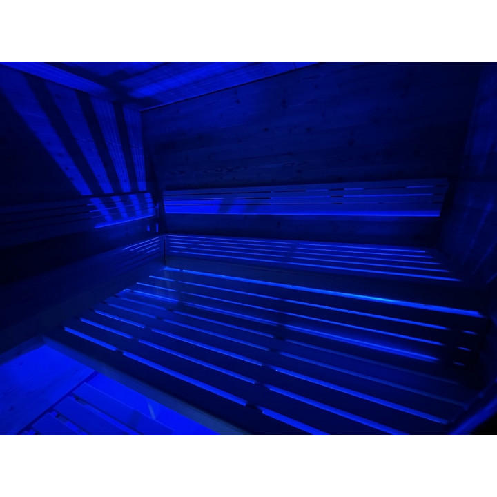 SAUFLEX RGB LED SVÍTIDLO S ŘÍDÍCÍ JEDNOTKOU