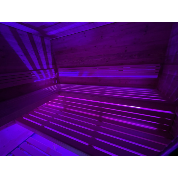 SAUFLEX RGB LED SVÍTIDLO S ŘÍDÍCÍ JEDNOTKOU