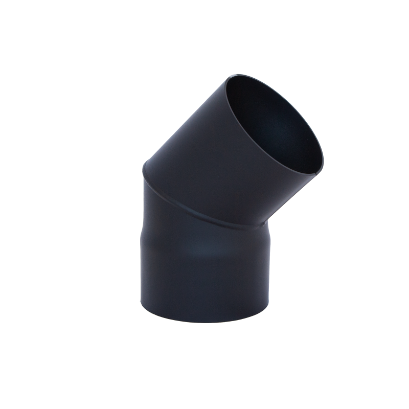 HARVIA koleno 45°, černé