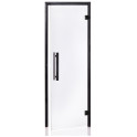 Prosklené dveře sauny AD, černý rám - 1