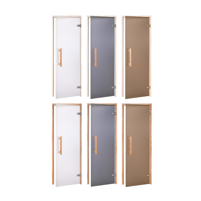 AD NATURAL skleněné dveře do sauny, matné sklo