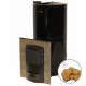 Saunová kamna na dřevo - AITO AK-78 ST, s keramickými kameny