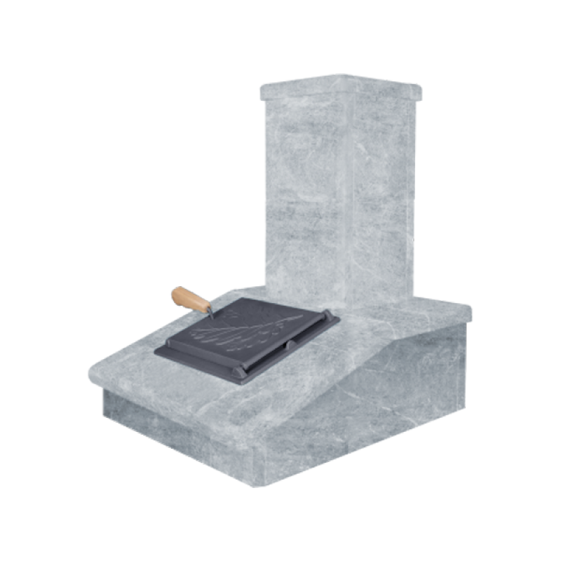 Kamenná úprava komína, Talkochlorit, 540 mm