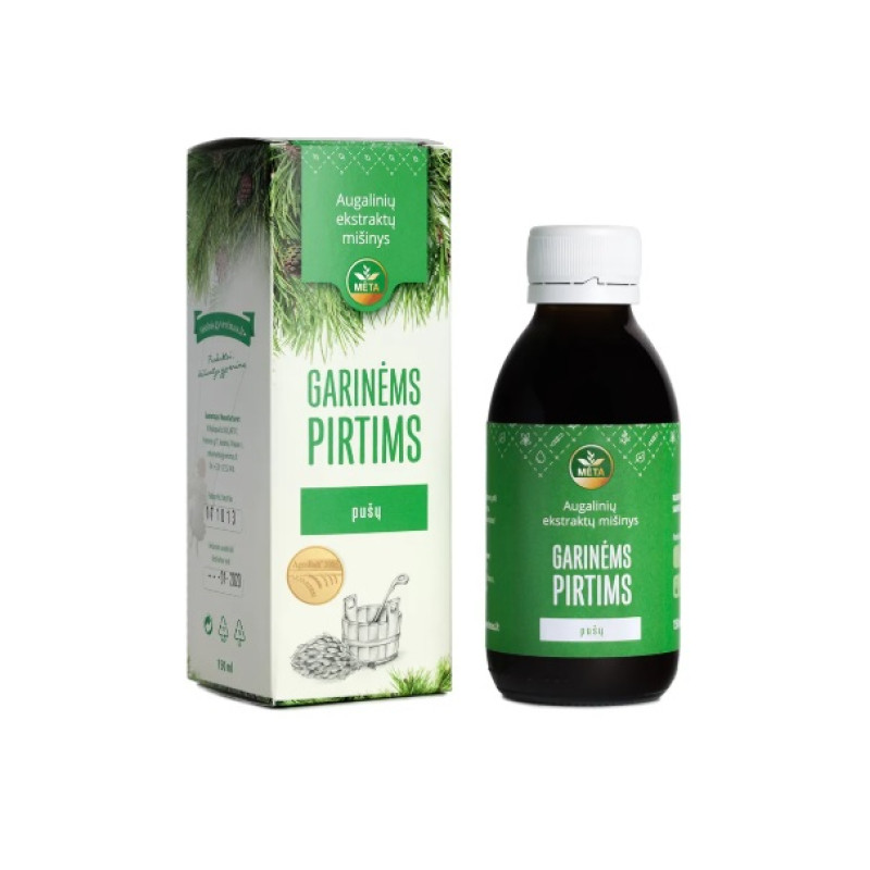 Směs bylinných extraktů do parní sauny borovice 150ml