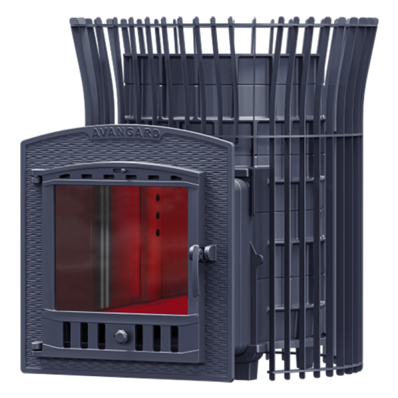 Saunová kamna na dřevo GEFEST - AVANGARD (P2) v tulipánové mřížce