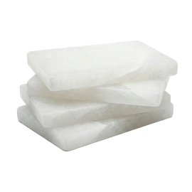 Bílá himálajská solná cihla 200 × 100 × 25 mm 