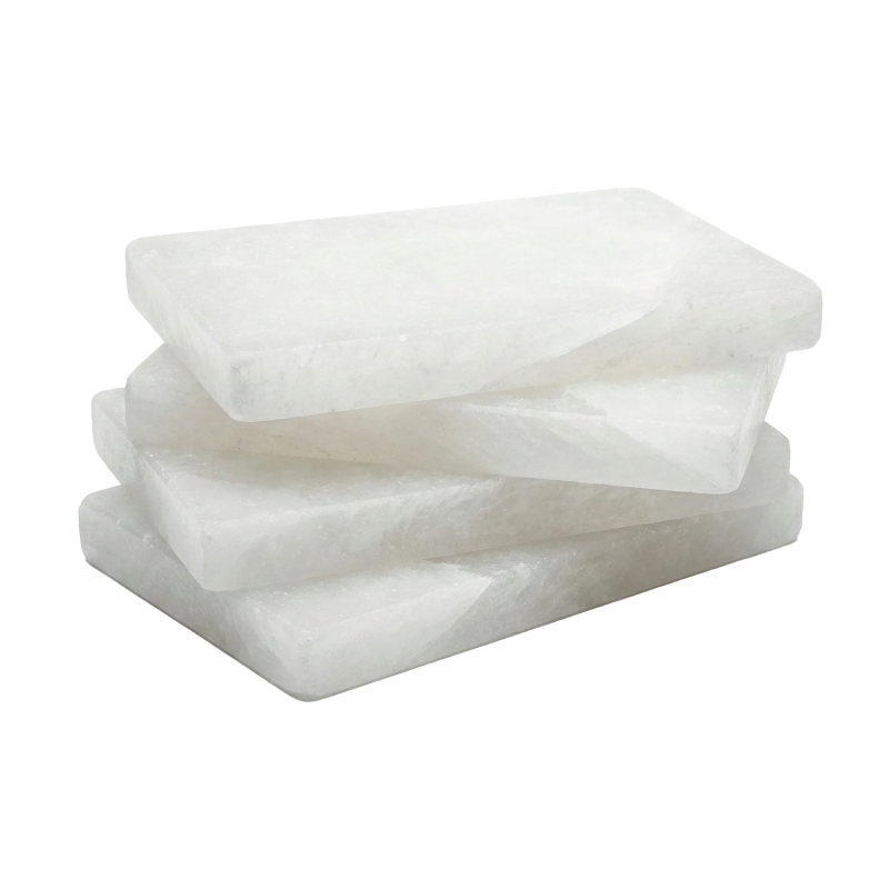 Bílá himálajská solná cihla 200 × 100 × 25 mm