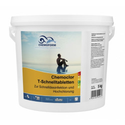 Rychle rozpustné chlórové tablety CHEMOCLOR, 5 kg
