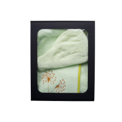 Dárková sada v dárkové krabičce pro NI. Dámská saunová čepice a zástěra SVĚTLE ZELENÁ 