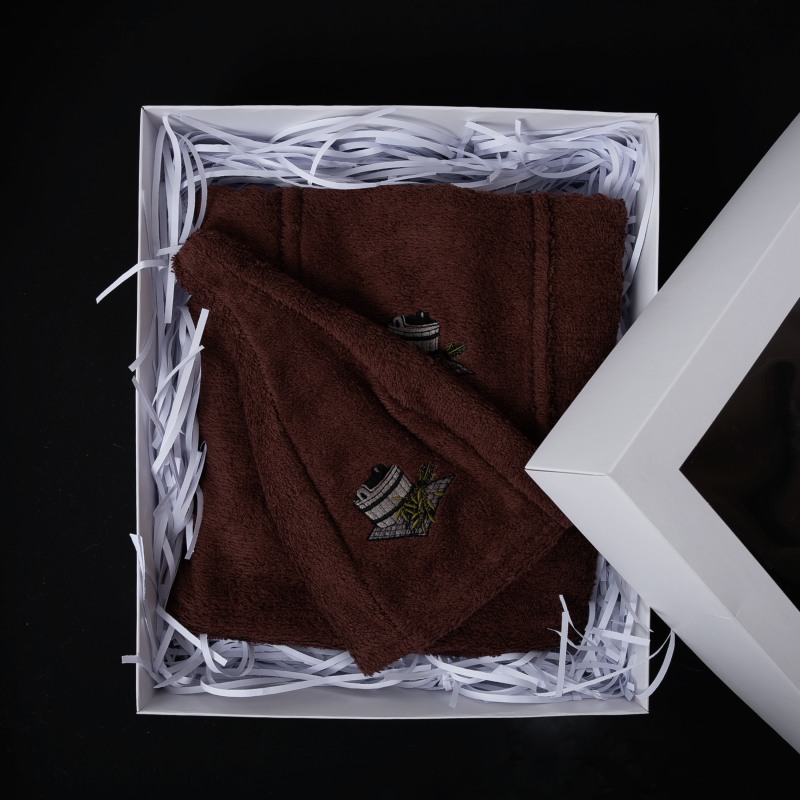 Dárková sada. Hnědý