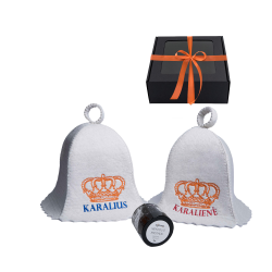 Dárková sada v dárkové krabičce LIGHT KINGS. Čepice a mentolové krystaly 