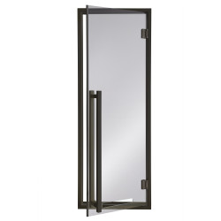 AD MODERN skleněné dveře do sauny, barva skla šedá  AD MODERN skleněné dveře do sauny, barva skla šedá