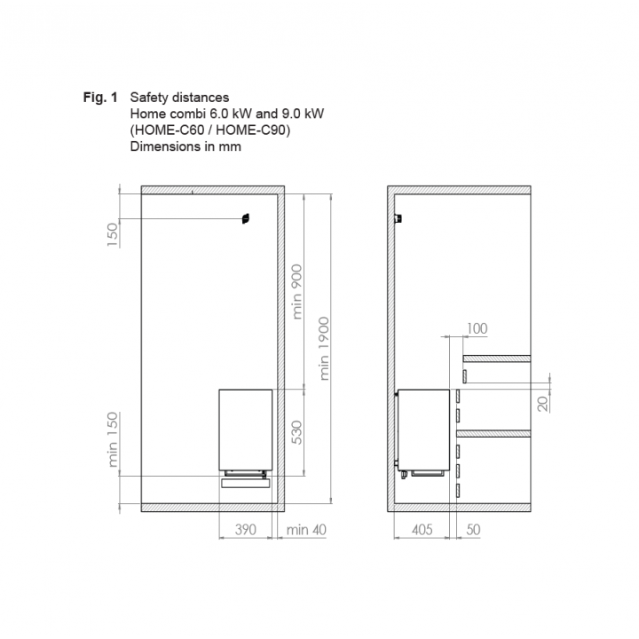 Elektrické saunové topidlo - HARVIA Virta Wall Combi HLW90S 9 kW
