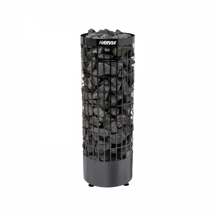 Elektrická saunová kamna - HARVIA Cilindro Black Steel PC90E 9 kW