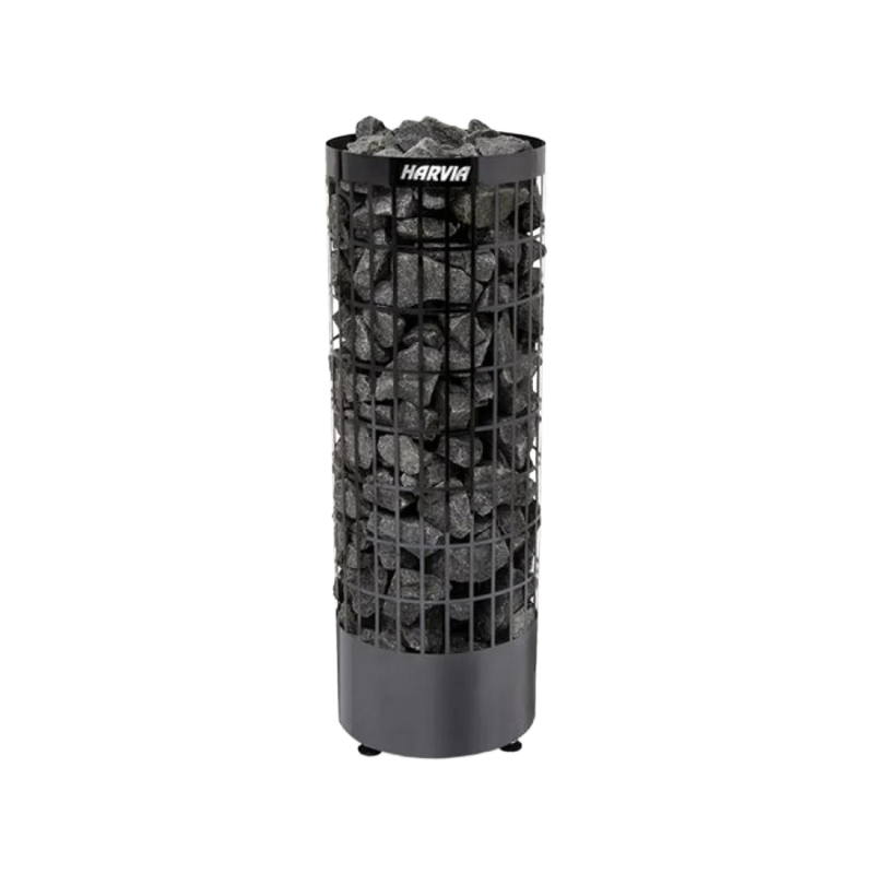 Elektrická saunová kamna - HARVIA Cilindro Black Steel PC90E 9 kW