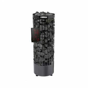 Elektrická saunová kamna - HARVIA Cilindro Black Steel PC90XE 9 kW
