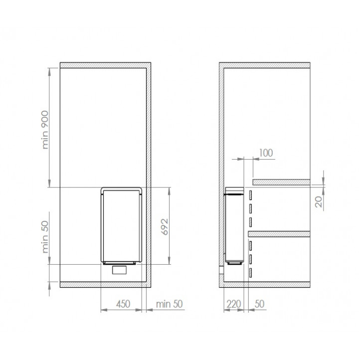 Elektrická saunová kamna - HARVIA Concept R Mini