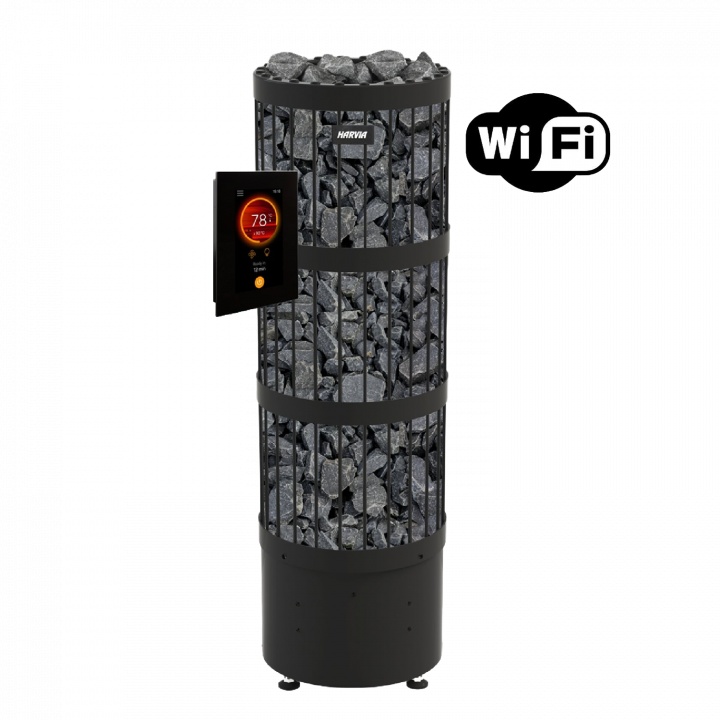 Elektrická saunová kamna - Harvia Legend PO110FC 10,8 kW WiFi černá
