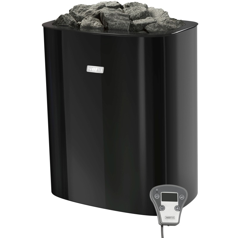 Elektrická saunová kamna - NARVI NC Electric, černá 6 kW