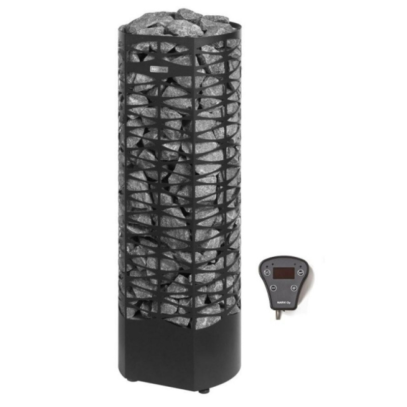 Elektrická saunová kamna - NARVI SAANA, černá