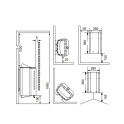 Elektrická saunová kamna – SAWOTEC Mini Combi 3,6 kW, bez řídicí jednotky - 2 Elektrická saunová kamna – SAWOTEC Mini Combi 3,6 kW, bez řídicí jednotky - 2
