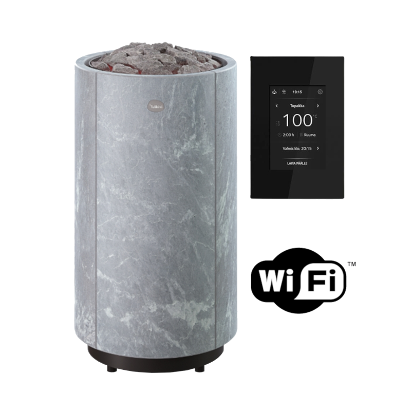 Elektrická saunová kamna TULIKIVI KAARNA Classic L s Wifi ovládacím panelem