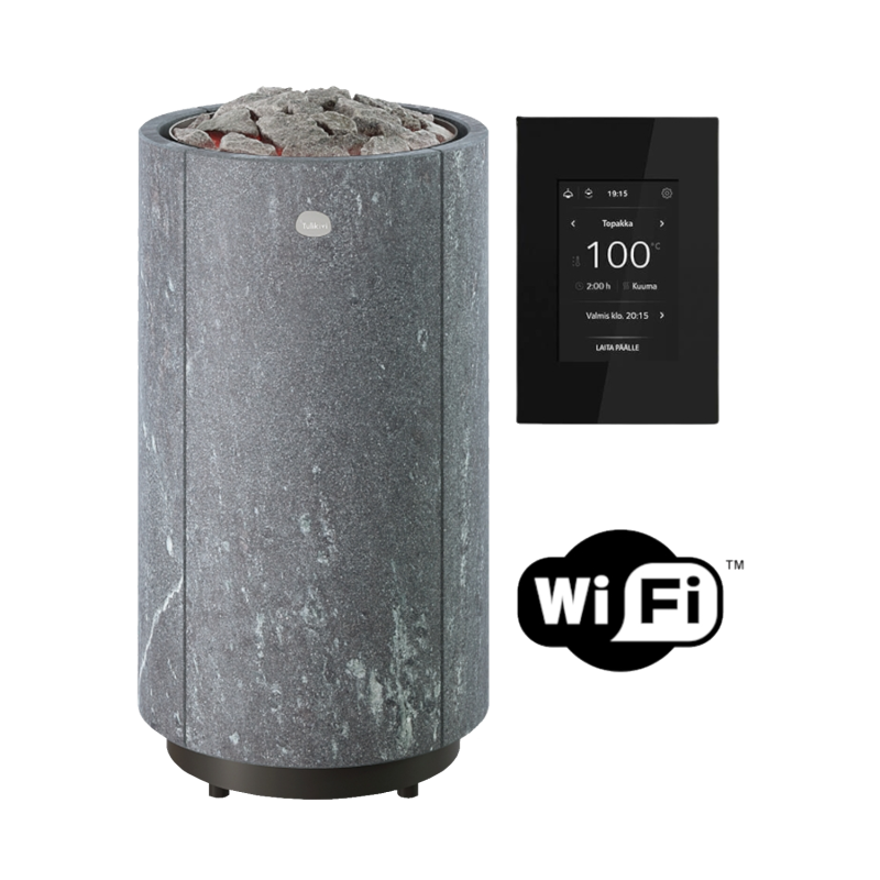 Elektrická saunová kamna TULIKIVI KAARNA Nobile L s Wifi ovládacím panelem