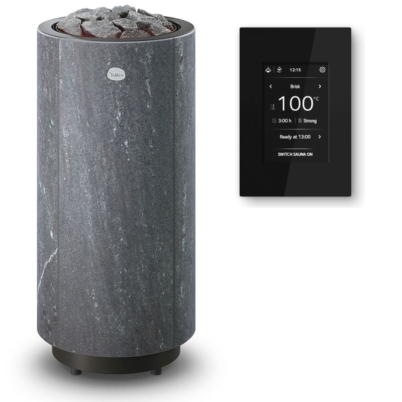 Elektrické saunové topidlo TULIKIVI KAARNA Nobile, s ovládacím panelem