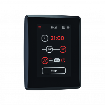 Ovládací panel elektrické saunové topidla - SAUNUM Leil 2.0 Mobile