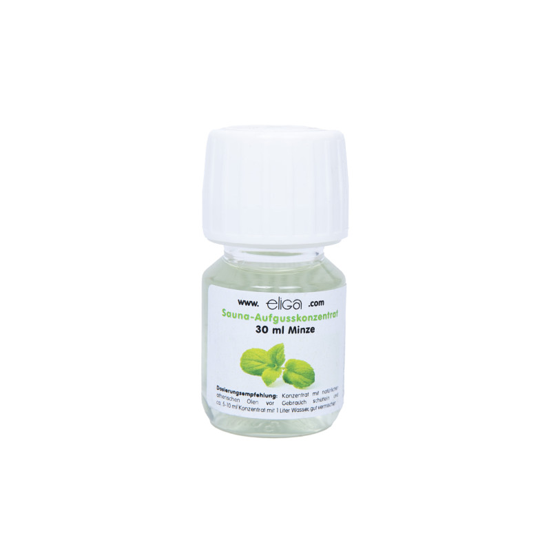 ELIGA sauna éterický olej-infuzní koncentrát MINT, 30 ml