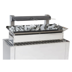 Montážní rám pro bezpečnostní systém EOS + tác na kameny pro kamna EOS 34.G HD 24-36kW  Montážní rám pro bezpečnostní systém EOS + tác na kameny pro kamna EOS 34.G HD 24-36kW