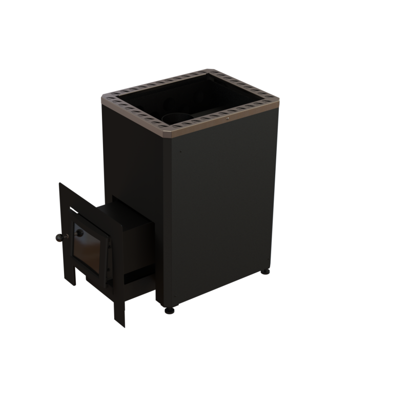 Saunová kamna na dřevo - VILPRA ETNA-22-LV s externím topeništěm