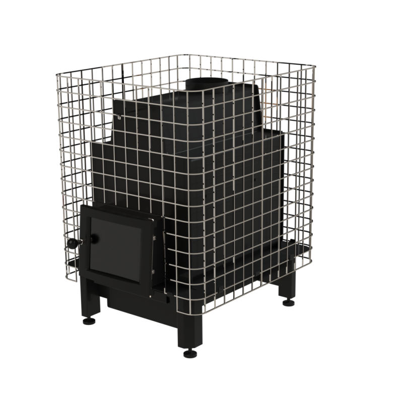 Saunová kamna na dřevo - VILPRA ETNA-22-N-V s vnitřním topeništěm