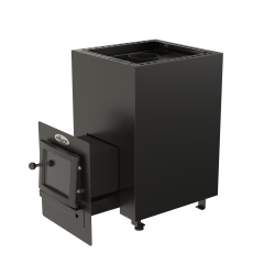 Saunová kamna na dřevo - VILPRA FLAMO-14-LV s vnějším topeništěm 