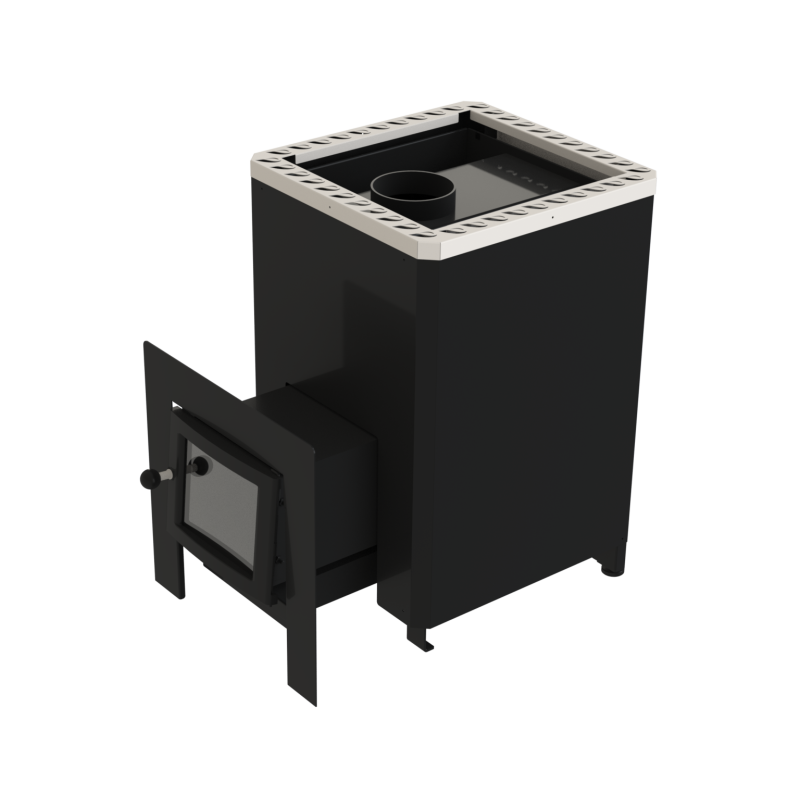 Saunová kamna na dřevo - VILPRA FORNAX-14-LV s externím topeništěm