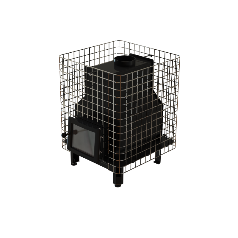 Saunová kamna na dřevo - VILPRA FORNAX-14-NV s vnitřním topeništěm