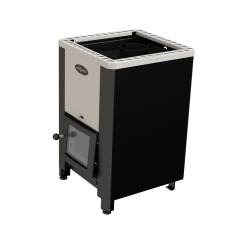 Saunová kamna na dřevo - VILPRA FORNAX-E-V s vnitřním topeništěm 