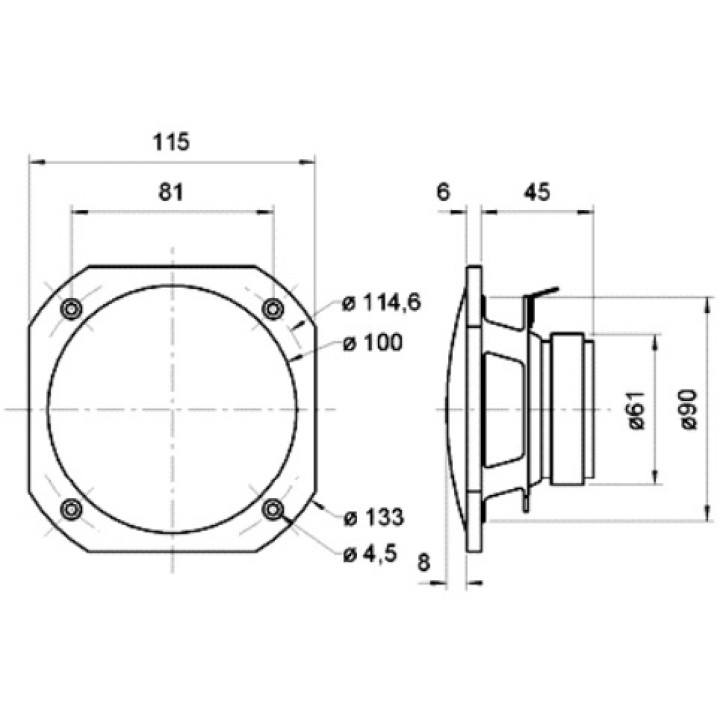 Reproduktorová sauna FRS 10 WP