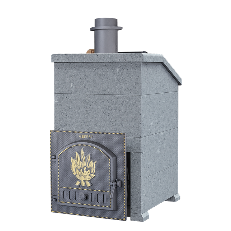 Saunová kamna na dřevo - Gefest GFS ZK 45 President 1160/60 mastek