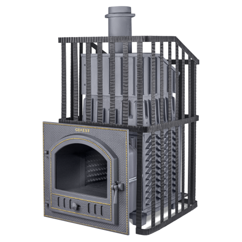 Saunová kamna na dřevo - Gefest Grom Uragan 50 (P)