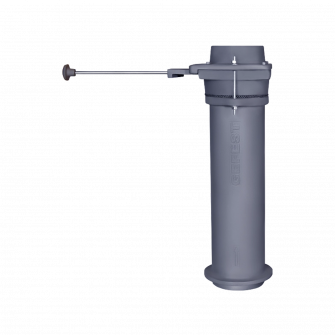 Litinový kouřovod GEFEST s klapkou, Ø115, 550 mm