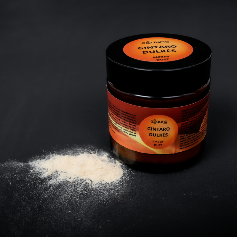 20 gramů přírodního baltského jantarového prášku na svatbu nebo rodinné oslavy