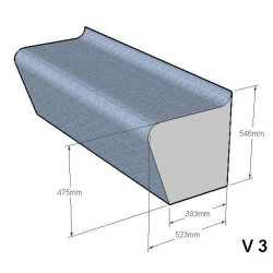 Sedadlo parní sauny V-3 
