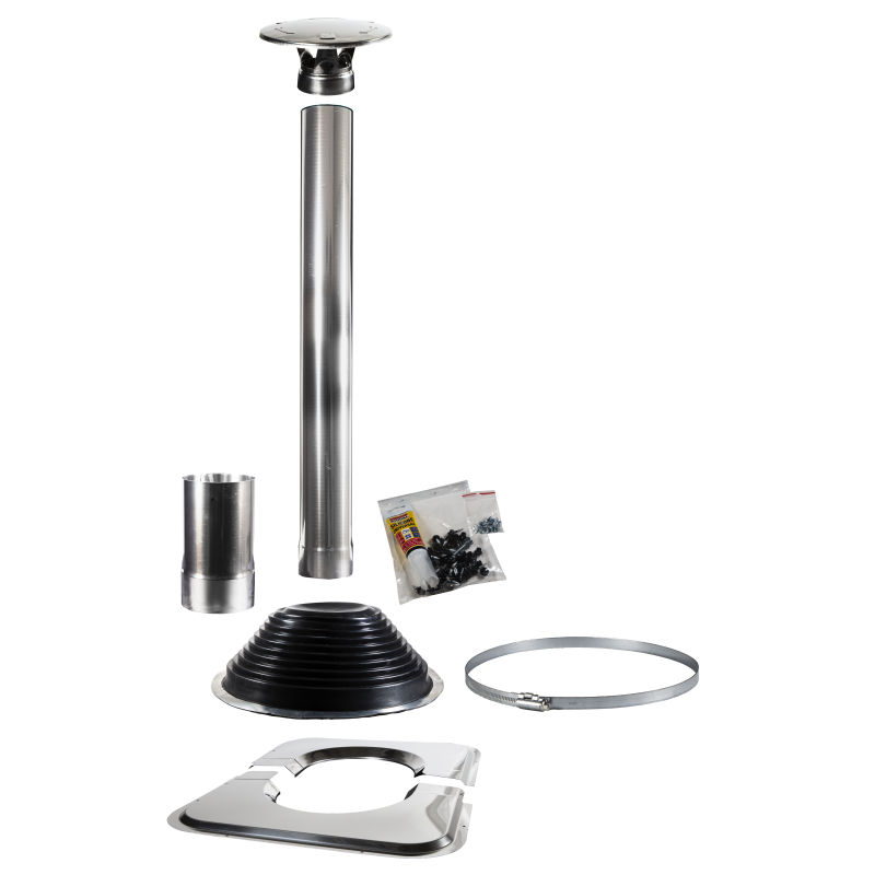 Komínová sada HARVIA 1500 pro saunové kabiny ve tvaru sudu