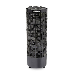 Elektrická saunová kamna - HARVIA Cilindro Black Steel PC90E 9 kW