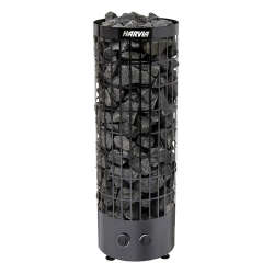 Elektrická saunová kamna - HARVIA Cilindro Black Steel PC90 9 kW