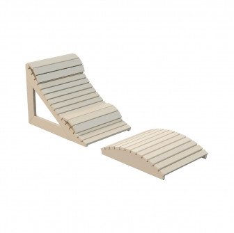 Ergonomické saunové lehátko Harvia, osika