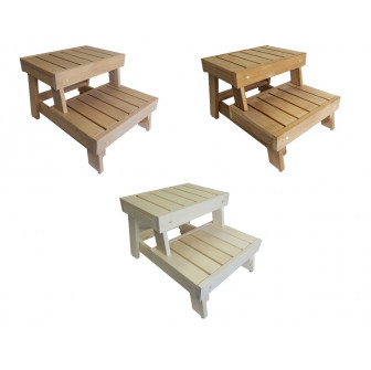 Saunová lavice HARVIA Formula - schod, 770x600x510 mm