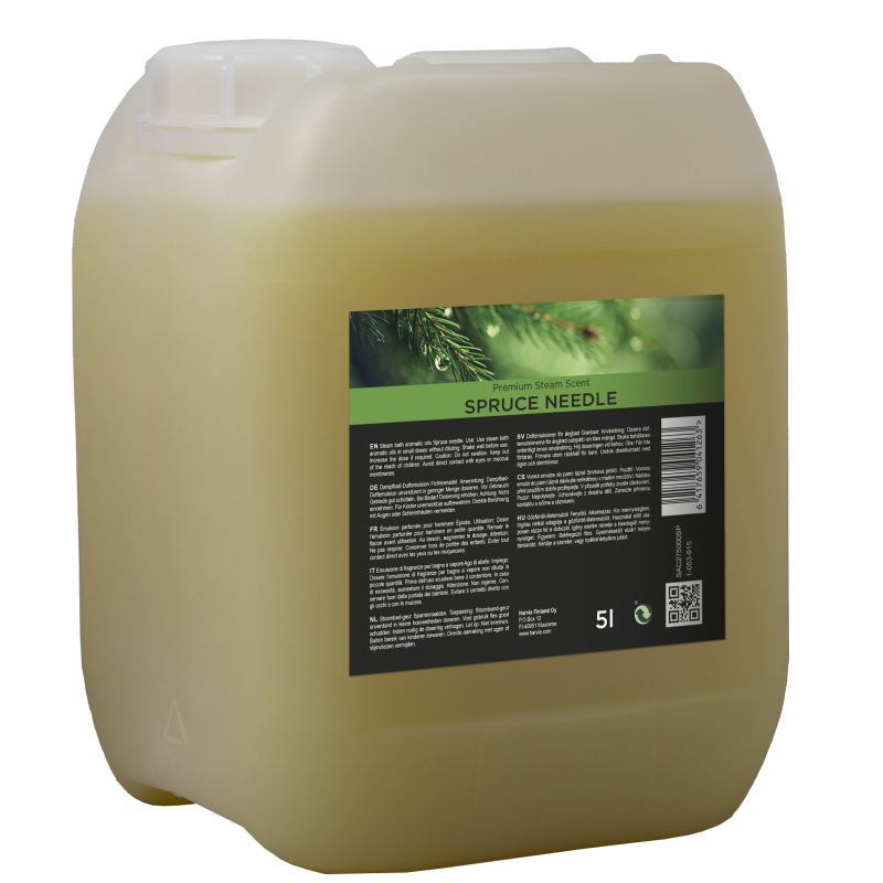 Aromatické oleje do parní lázně HARVIA, smrkové jehličí 5 l Aromatické oleje do parní lázně HARVIA, smrkové jehličí 5 l